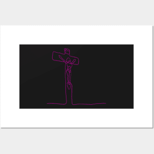 Jesus Line Art Collection Posters and Art